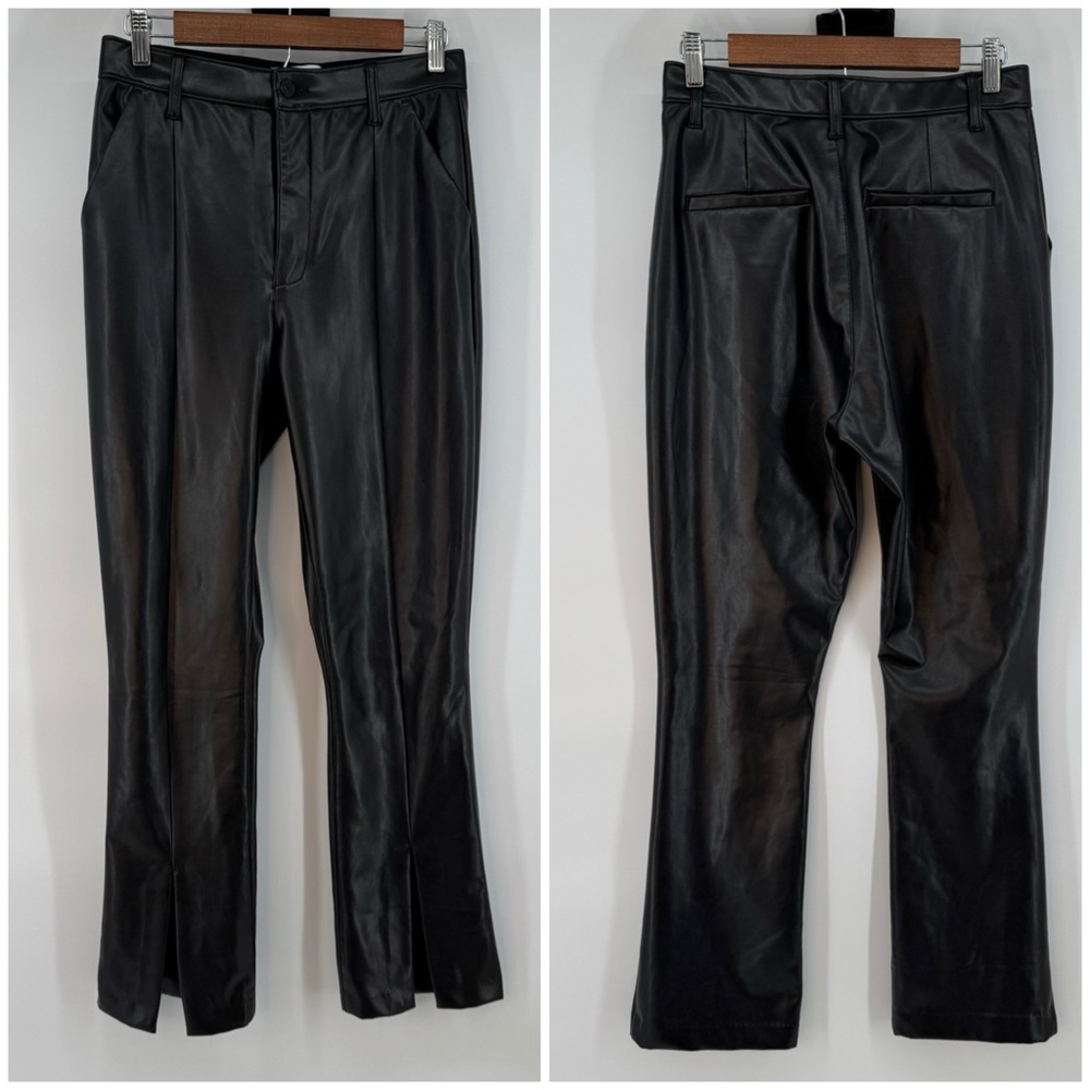 Abercrombie & Fitch Curve Love Faux Leather Skinny Ultra high rise Dress Pants29 - Picture 5 of 9
